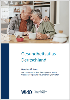 Cover des Gesundheitsatlas Herzinsuffizienz