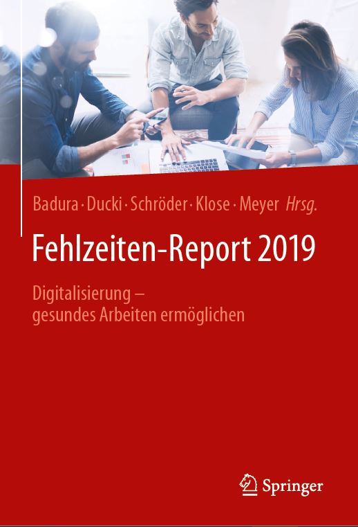 Cover des Fehlzeiten-Reports 2019