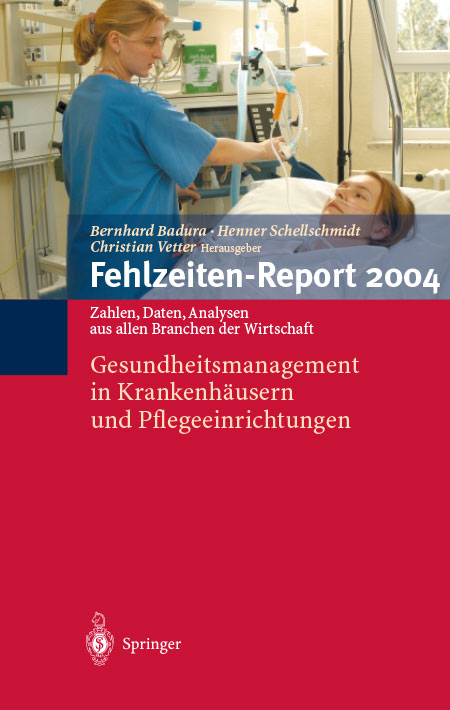 Cover des Fehlzeiten-Reports 2004 Cover der WIdO-Publikation Fehlzeiten-Report 2004