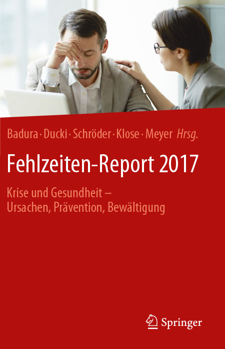 Cover des Fehlzeiten-Reports 2017 Cover der WIdO-Publikation Fehlzeiten-Report 2017