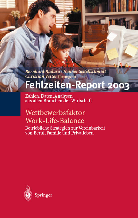 Cover des Fehlzeiten-Reports 2003 Cover der WIdO-Publikation Fehlzeiten-Report 2003
