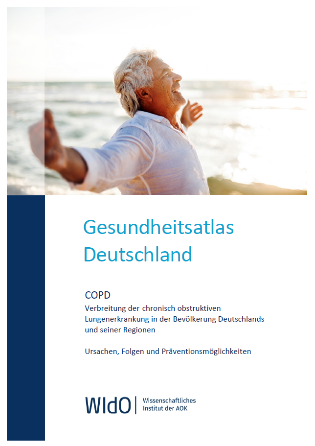 Cover des Gesundheitsatlas COPD