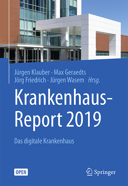 Cover des Krankenhaus-Reports 2019 Cover der WIdO-Publikation Krankenhaus-Report 2019