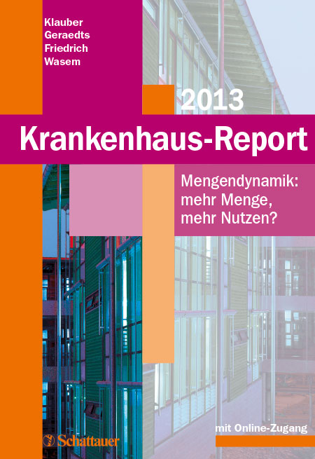 Cover des Krankenhaus-Reports 2013 Cover der WIdO-Publikation Krankenhaus-Report 2013