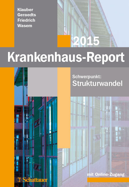 Cover des Krankenhaus-Reports 2015 Cover der WIdO-Publikation Krankenhaus-Report 2015