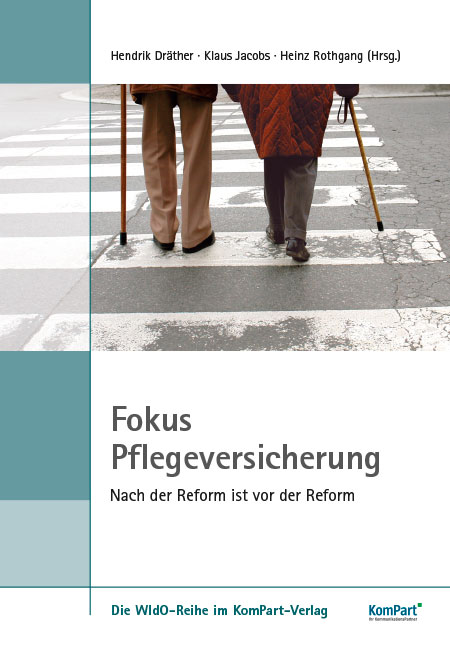 Cover der Publikation „Fokus Pflegeversicherung“ Cover der WIdO-Publikation „Fokus Pflegeversicherung“