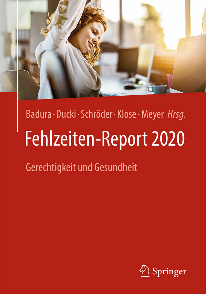 Cover des Fehlzeiten-Reports 2020 Cover der WIdO-Publikation Fehlzeiten-Reports 2020