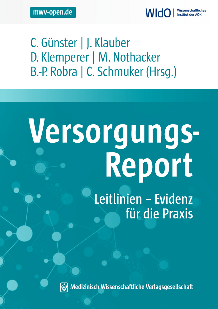 Cover des Versorgungs-Reports Leitlinien